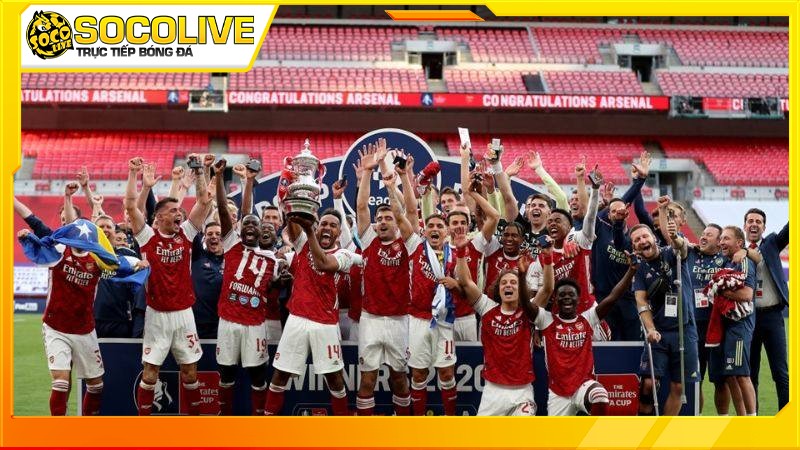 Câu lạc bộ Arsenal là một trong những đội vô địch Ngoại hạng Anh nhiều thứ 3