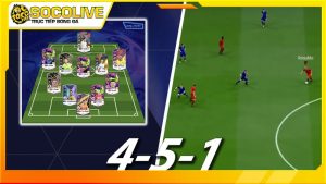 Sơ đồ chiến thuật 4-5-1 trong bóng đá