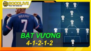 Khám phá sơ đồ bóng đá 4-1-2-1-2 - Kim cương di động trên sân